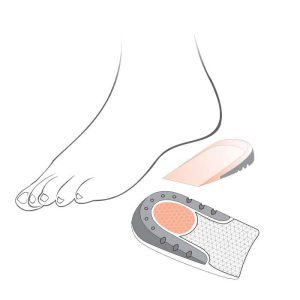 OTESSY TH044 brand massaging silicon heel pad