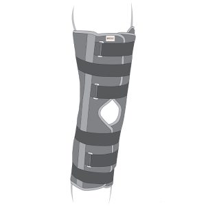 Adjustable stabilizing knee brace TK 10